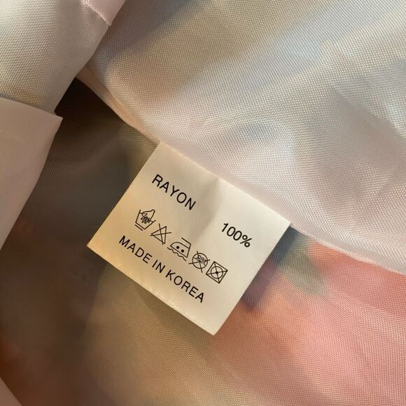 R N London Floral Sleeveless Elasticated Waist Dress Size M/L - Picture 5 of 11